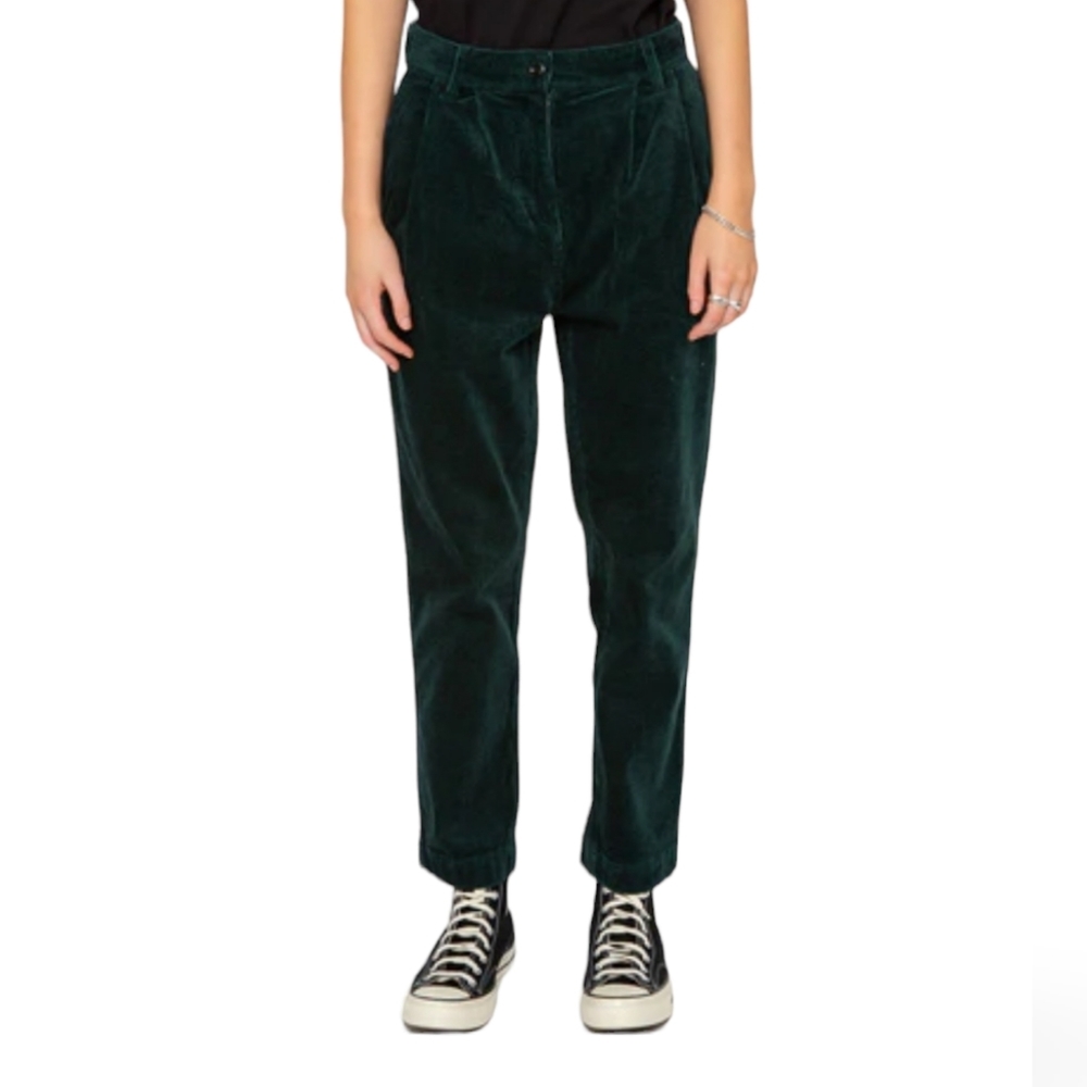 Vintage Talbots Emerald Green Velvet Slim Fit Jeans